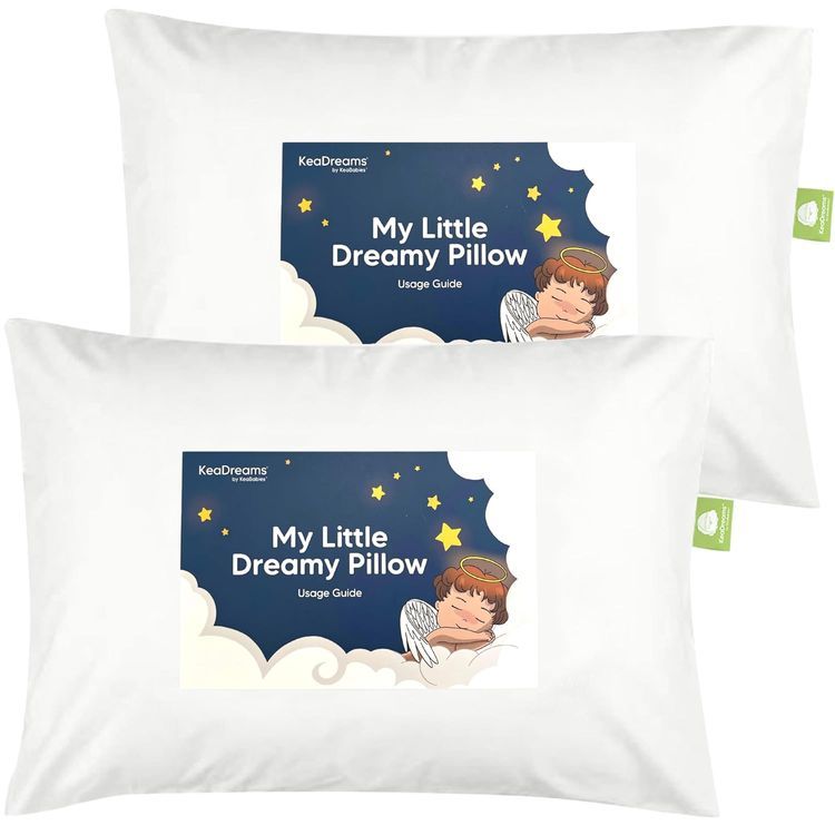 No. 3 - KeaBabies 2-Pack Toddler Pillow - 1