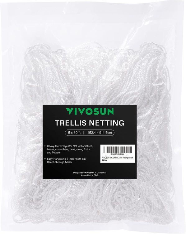 No. 3 - VIVOSUN Heavy-Duty Plant Trellis Netting - 1