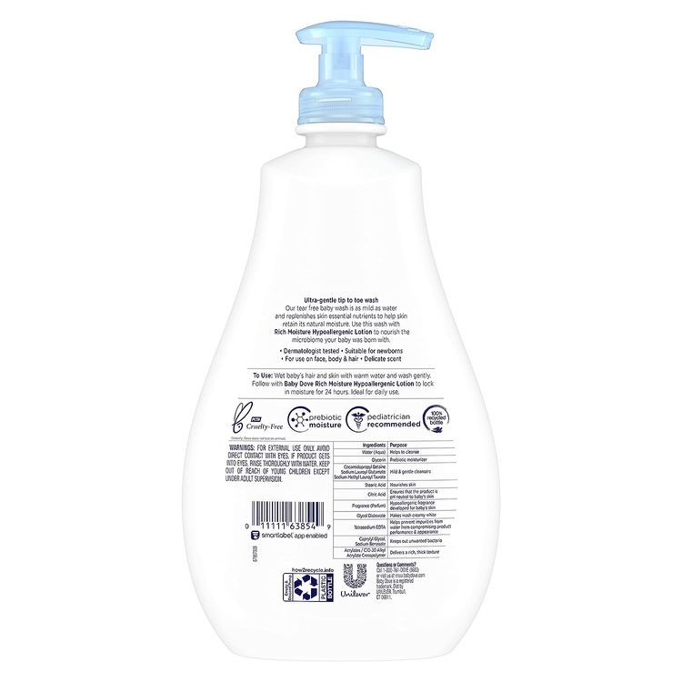 No. 8 - Baby Dove Rich Moisture Hypoallergenic Baby Wash - 2