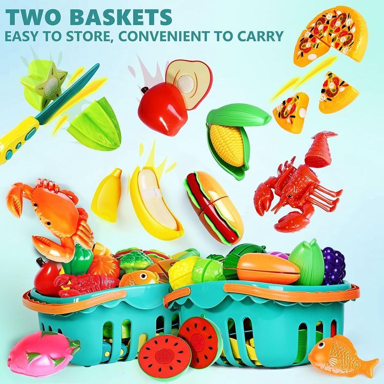 No. 7 - BAODLON 100 Pcs Play Food Set - 4