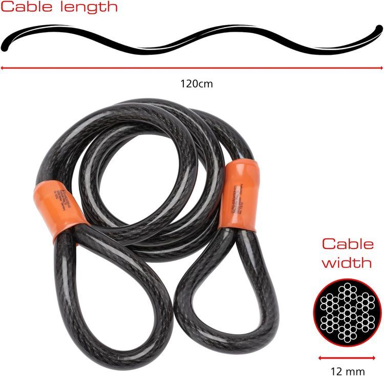 No. 5 - Sterling Double Loop Security Cable - 3