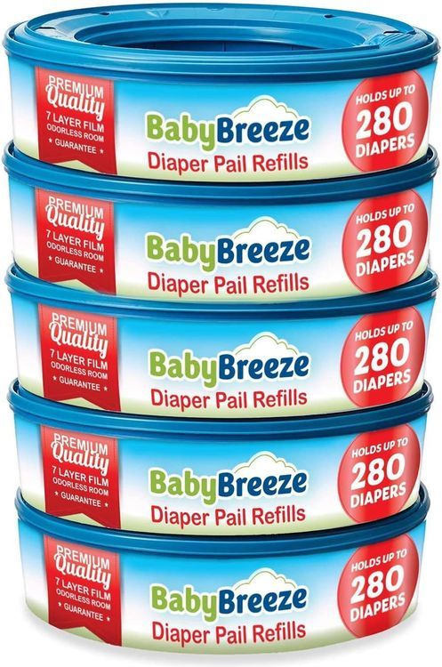 No. 4 - BabyBreeze Diaper Pail Refill Bags - 1