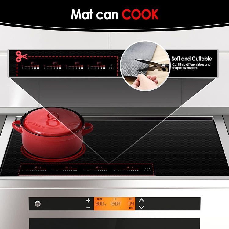 No. 3 - KitchenRaku Large Induction Cooktop Protector Mat - 2