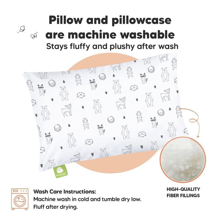 No. 3 - KeaBabies Toddler Pillow - 4