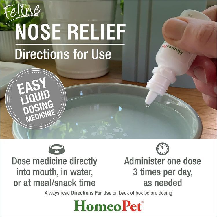 No. 5 - HomeoPet Feline Nose Relief Natural Pet Medicine - 5