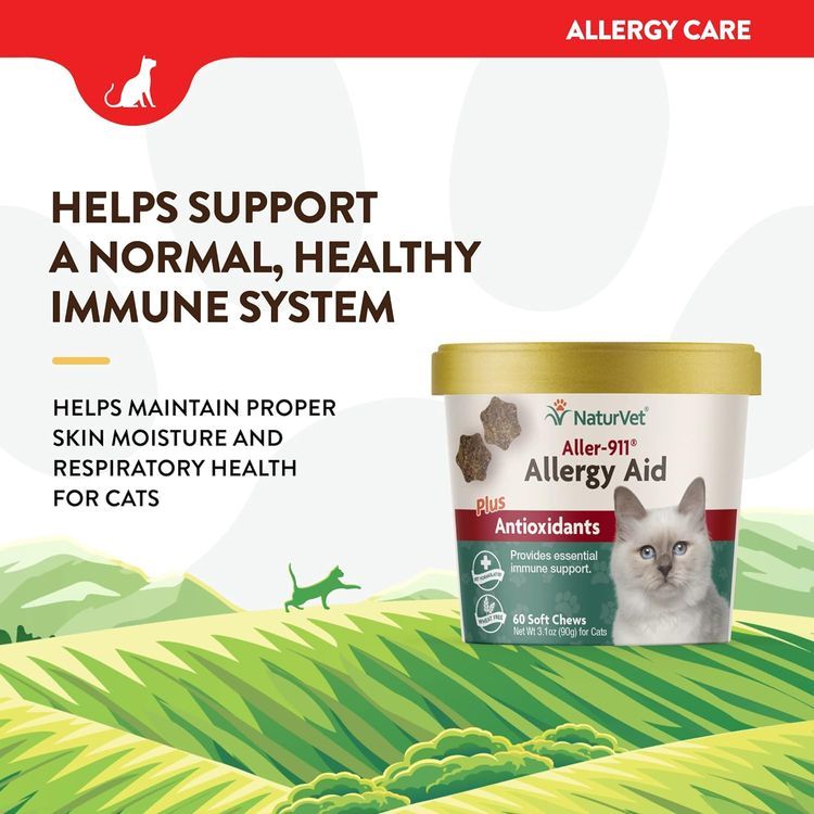 No. 5 - NaturVet Aller-911 Allergy Aid Plus Antioxidants For Cats - 2