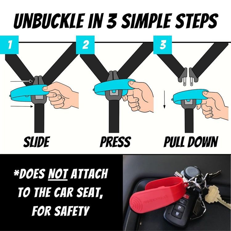 No. 1 - UnbuckleMe Car Seat Buckle Release Tool - 5