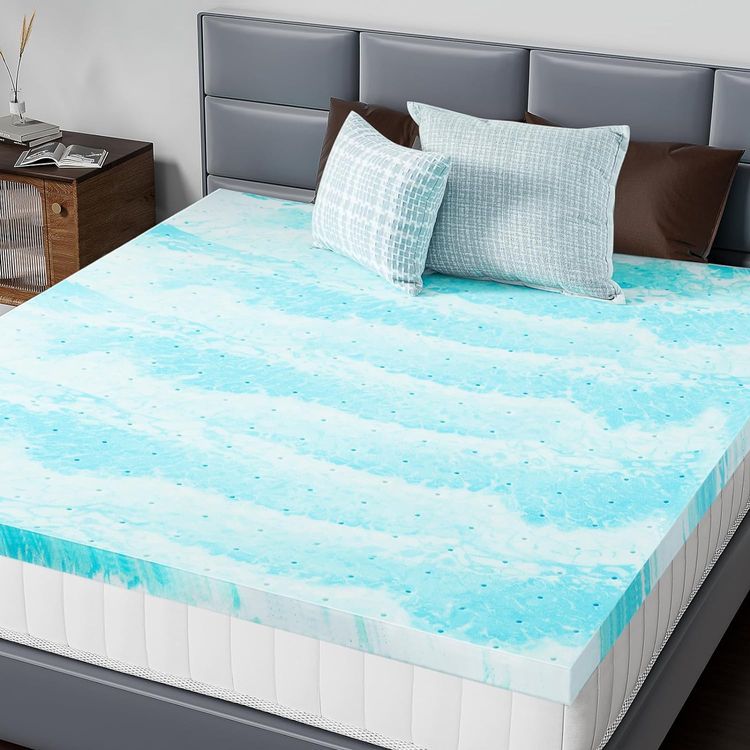 No. 7 - 2 Inch Gel Memory Foam Mattress Topper - 1