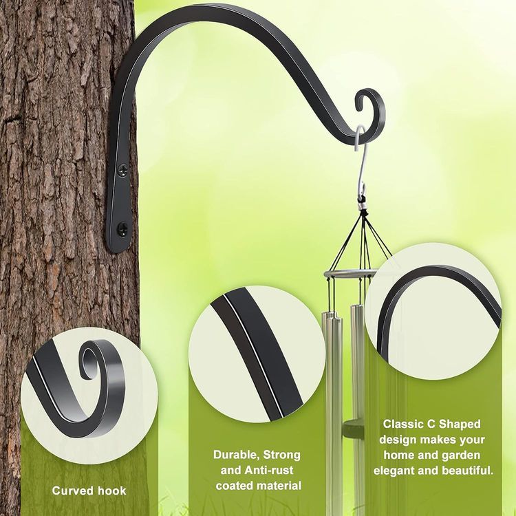 No. 3 - FEED GARDEN Hanging Plant Bracket Wall Hooks - 3