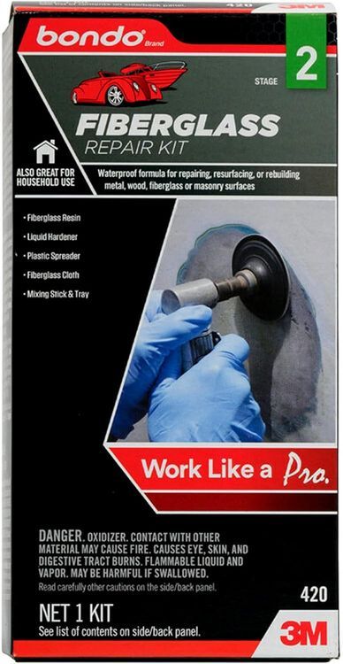 No. 6 - Bondo Fiberglass Resin Repair Kit - 2