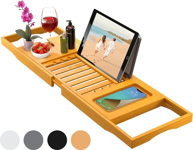 No. 4 - Bambüsi Bamboo Bathtub Tray - 1