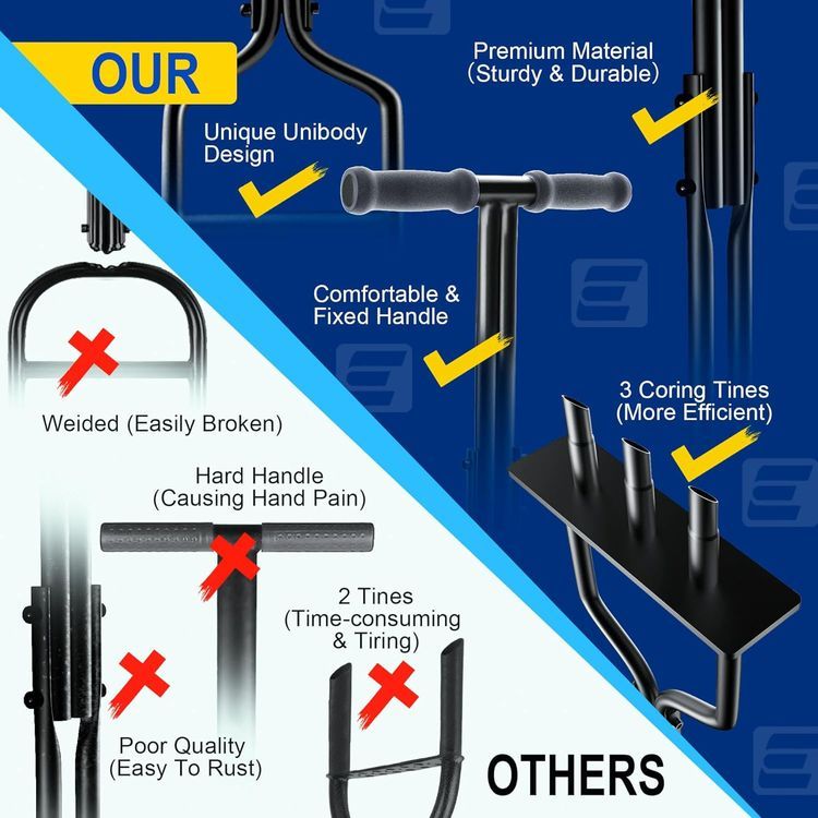 No. 10 - EEIEER Lawn Core Aerator Tool - 4