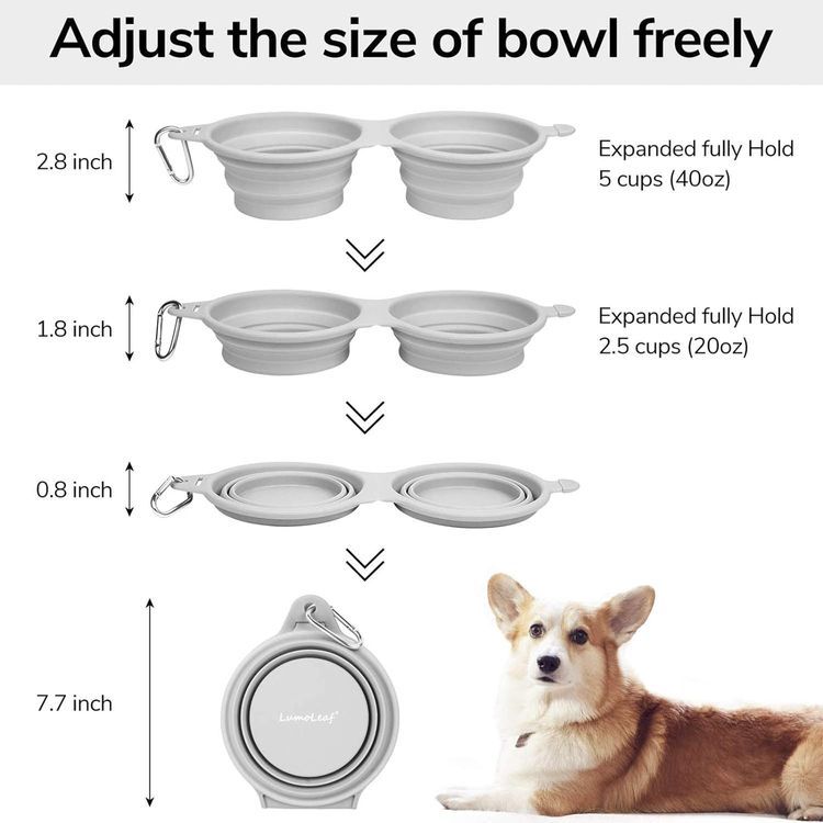 No. 6 - LumoLeaf Travel Cat Bowls - 2