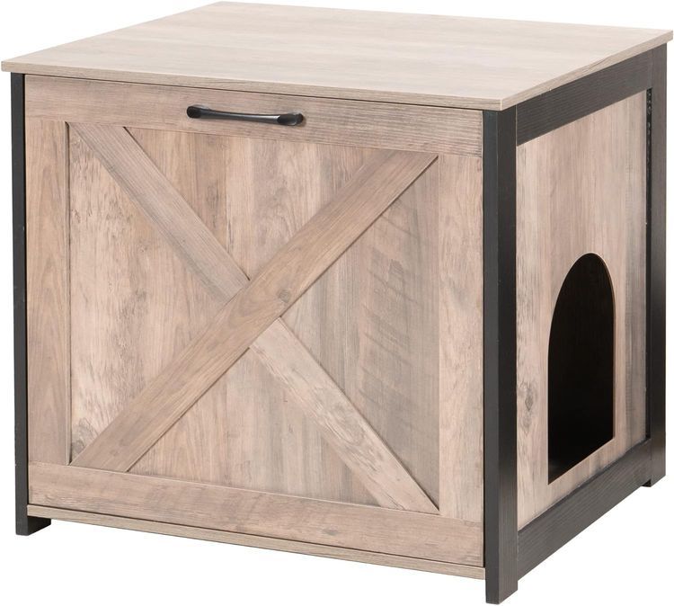 No. 8 - Dwanton Cat Litter Box Furniture Hidden - 1