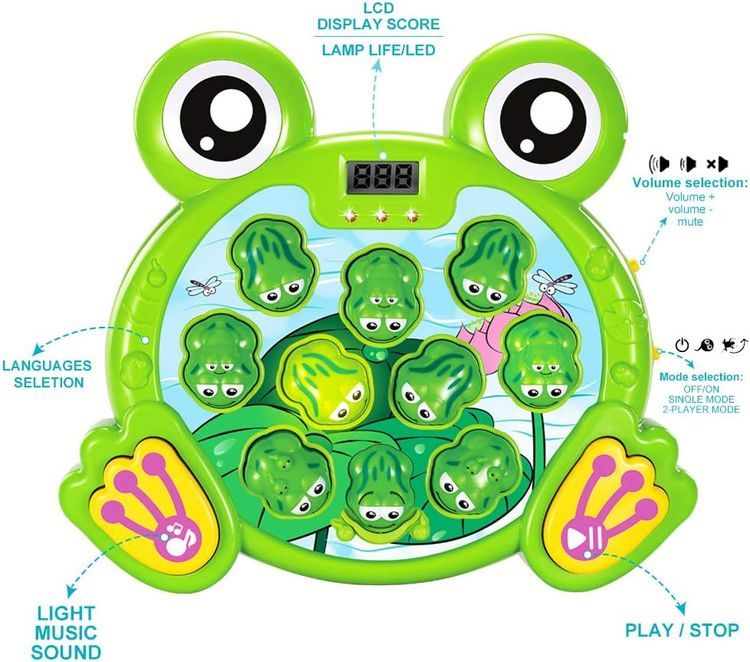No. 2 - YEEBAY Interactive Whack A Frog Game - 2