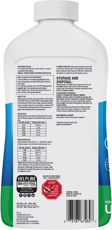 No. 6 - HTH 67084 Swimming Pool Care Algae Guard Advanced - 2