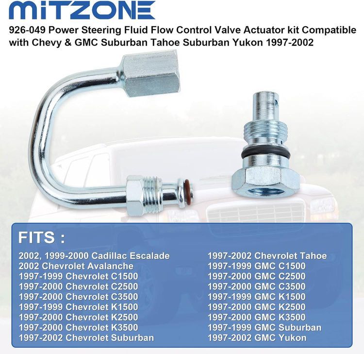 No. 6 - MITZONE Automotive Replacement Power Steering Control Valves - 3
