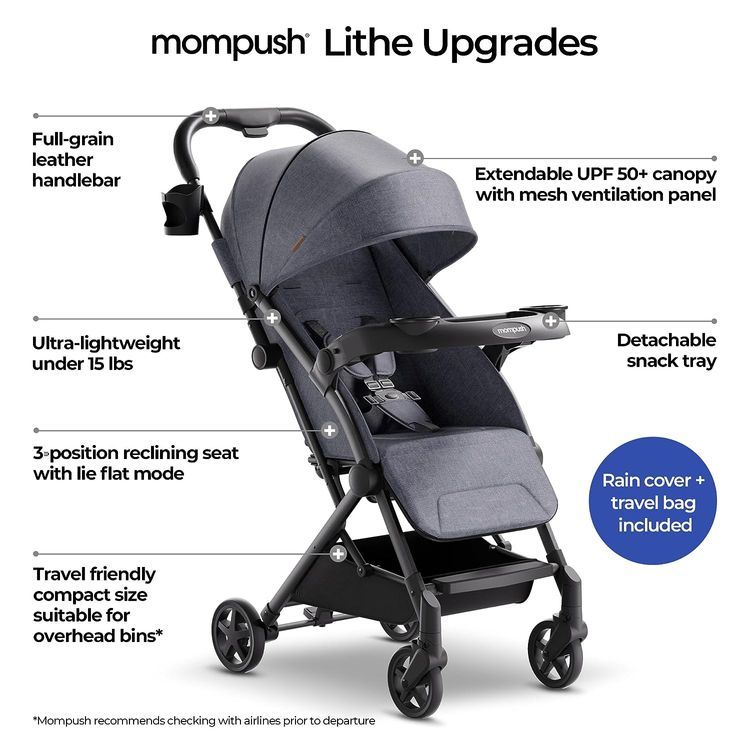 No. 6 - Mompush Lithe V2 Lightweight Stroller - 2