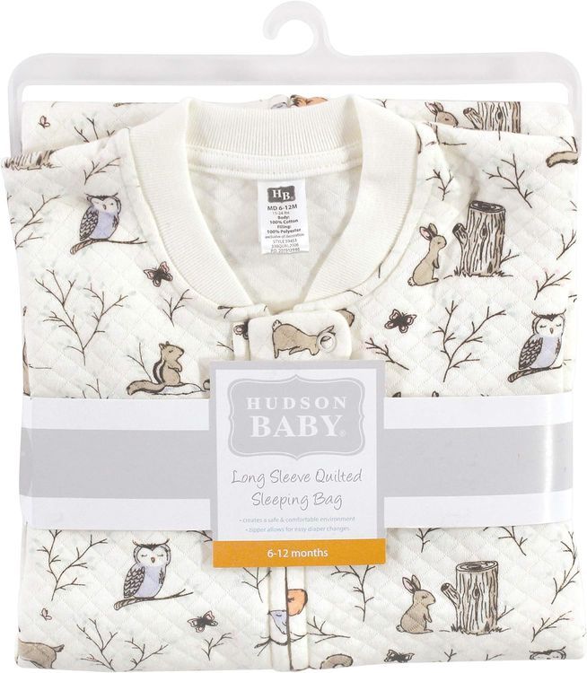 No. 2 - Hudson Baby Premium Quilted Long Sleeve Sleeping Bag and Wearable Blanket - 2