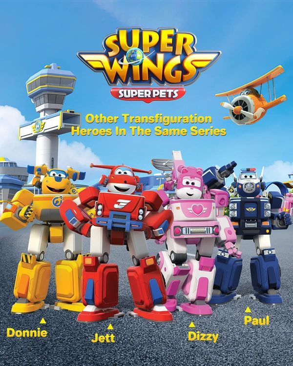 No. 5 - Super Wings Jett Toy Figure Airplane - 4