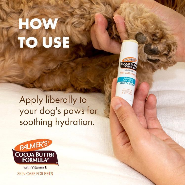 No. 4 - Palmer's for Pets Cocoa Butter Intensive Paw Repair Swivel Stick for Dogs - 4