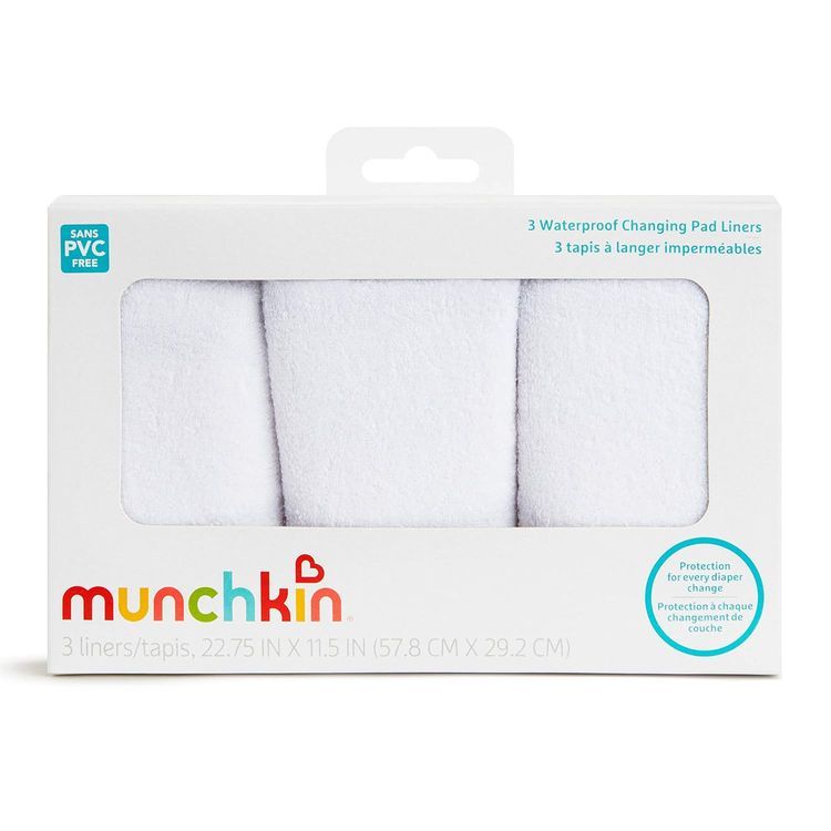 No. 1 - Munchkin Waterproof Changing Pad Liners - 5