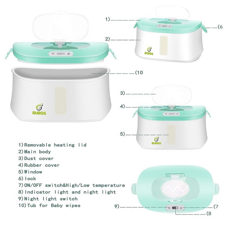 No. 10 - B Bubos Baby Wipe Warmer - 4