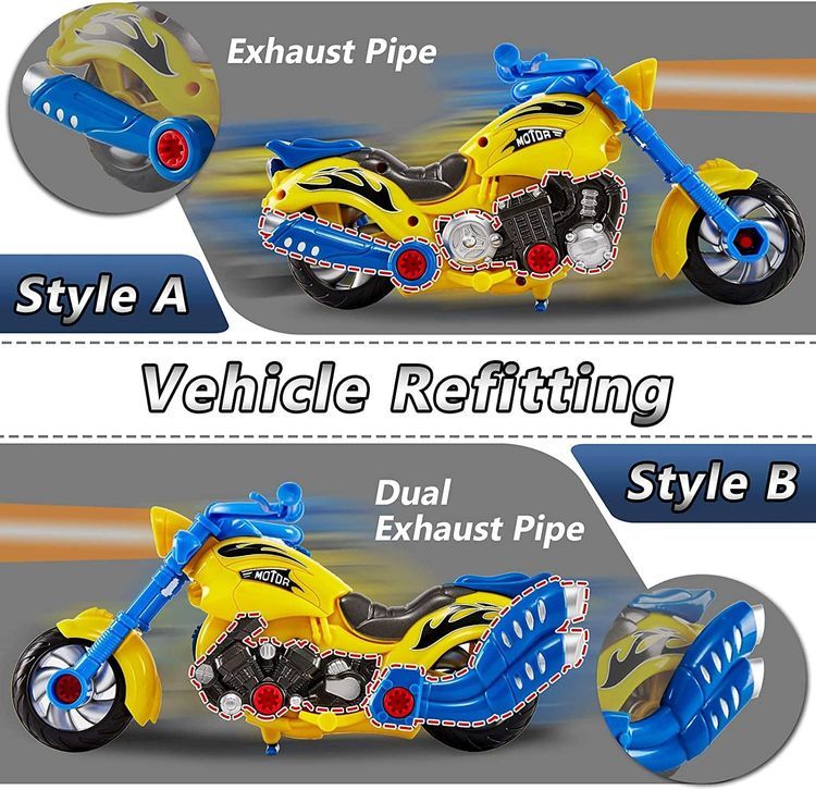 No. 10 - Liberty Imports Toy Motorcycle - 3