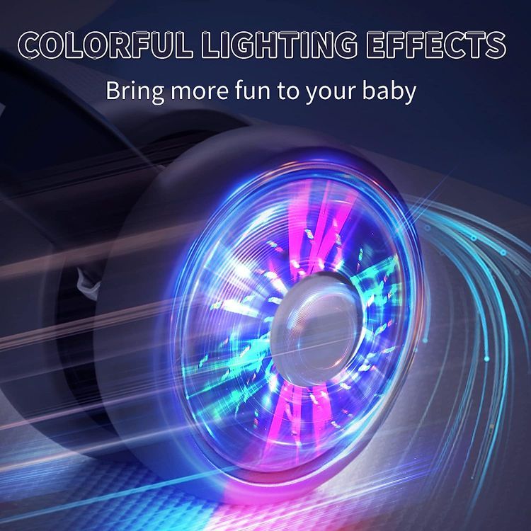 No. 10 - Cawhad Colorful Lighting Baby Balance Bike - 2