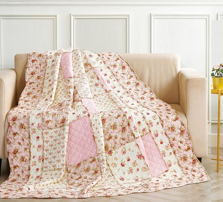 No. 7 - Original 100% Cotton Patchwork Quilt - 4