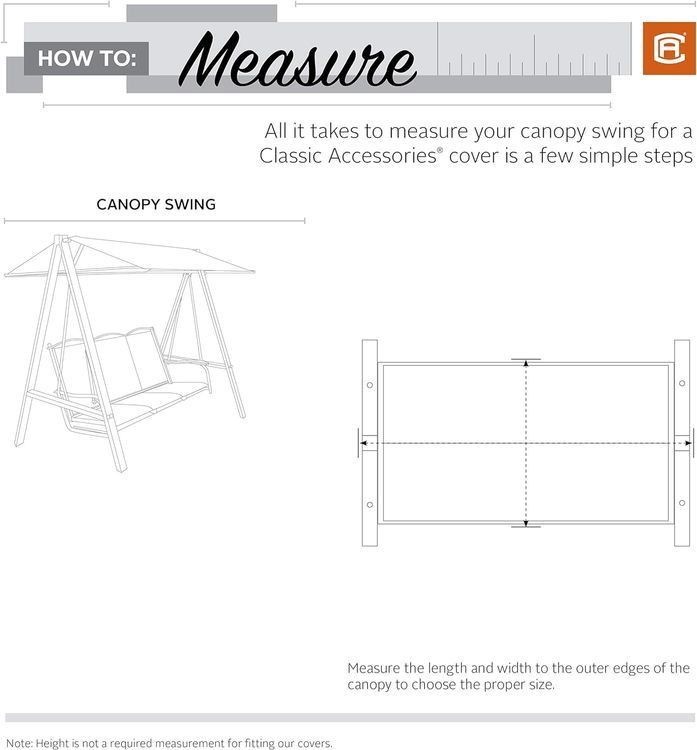 No. 2 - Classic Accessories Veranda Water-Resistant Canopy Swing Cover - 4