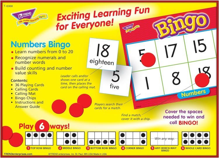 No. 1 - Numbers Bingo Games - 4