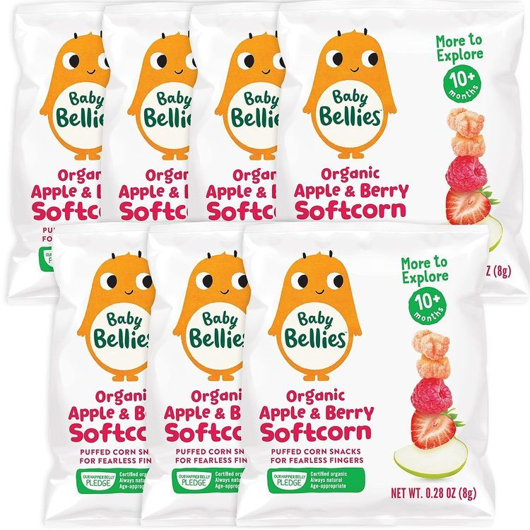 No. 3 - Baby Bellies Organic Apple & Berry Softcorn - 1