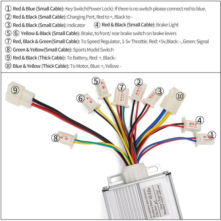 No. 1 - Controller 36v 1000w for Brushed Electric Motor Engine Scooter - 2