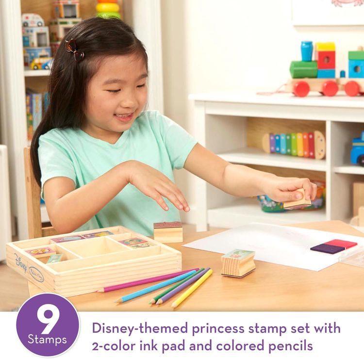 No. 2 - Melissa & Doug Wooden Stamp Set Disney Princesses - 2