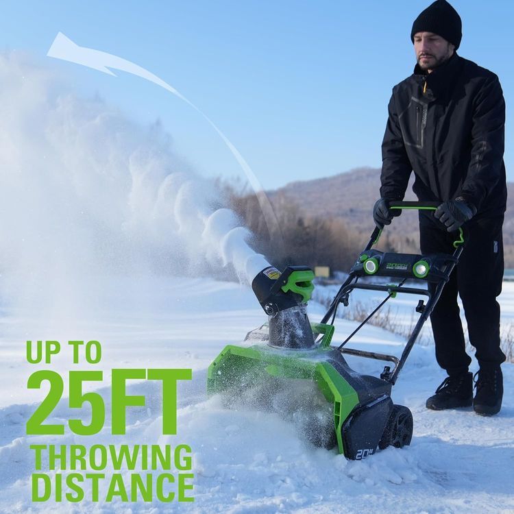 No. 9 - Greenworks 40V Brushless Cordless Snow Blower - 5