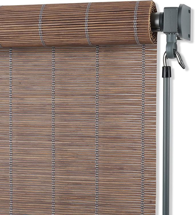 No. 9 - Coolaroo Outdoor Cordless Sun Blocking Roller Shade - 4