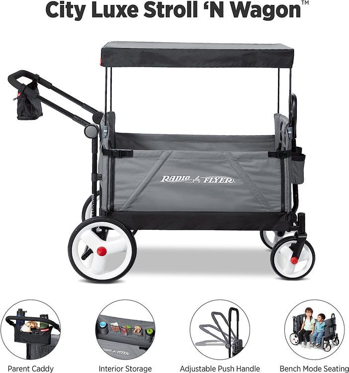 No. 1 - Radio Flyer City Luxe Stroll ‘N Wagon - 2