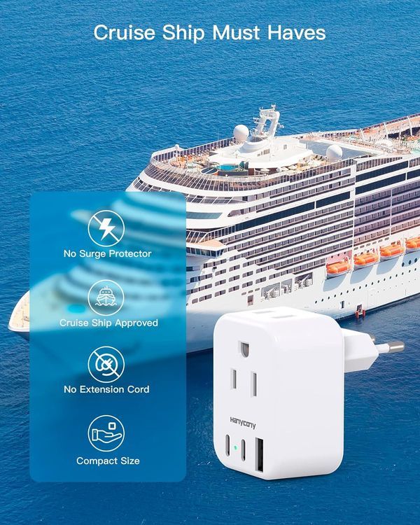 No. 6 - European Travel Plug Adapter - 5