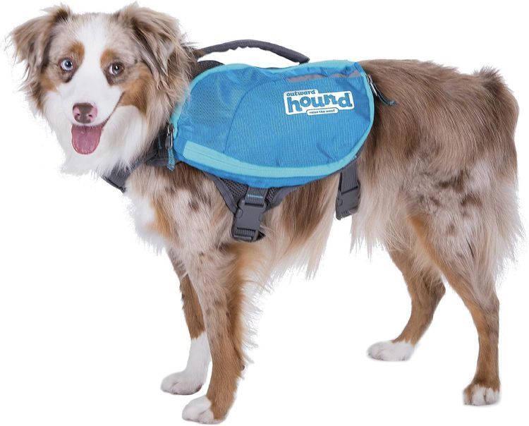 No. 7 - Outward Hound DayPak Blue Dog Saddleback Backpack - 1