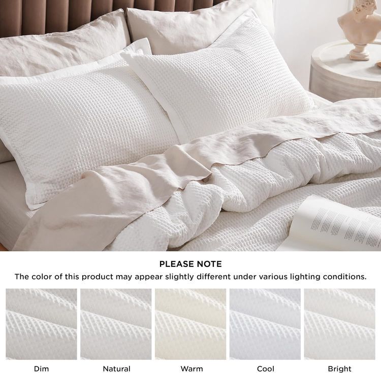 No. 3 - Bedsure Cotton Duvet Cover Queen - 5