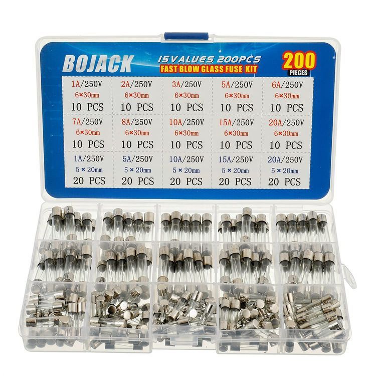 No. 5 - BOJACK Glass Fuse Assortment Kit - 1