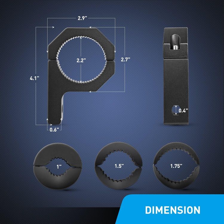 No. 1 - Nilight 90020B Mounting Bracket Kit - 2