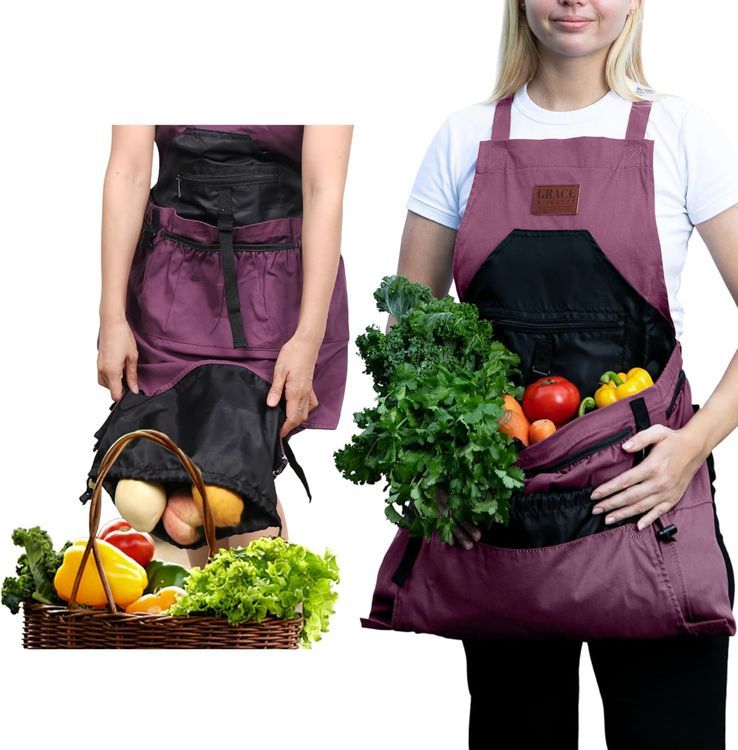 No. 8 - Gardening Apron with Pockets - 1