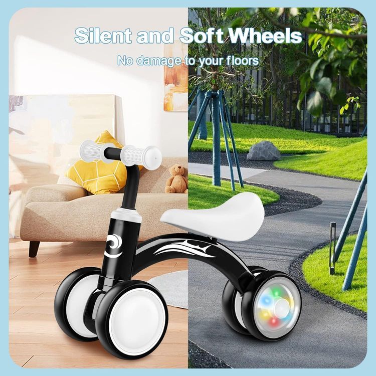 No. 4 - Colorful Lighting Baby Balance Bike - 5