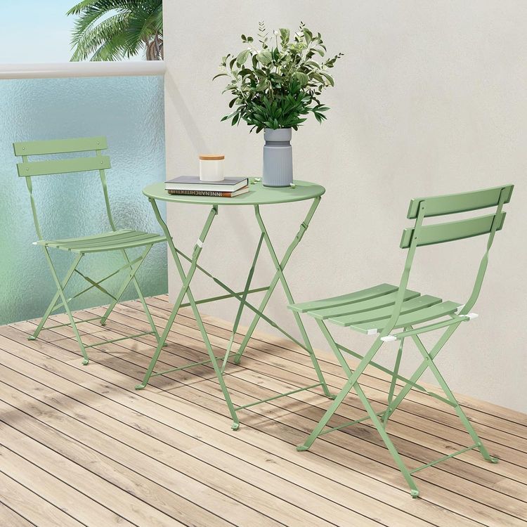 No. 4 - Grand patio Premium Steel Patio Bistro Set - 1