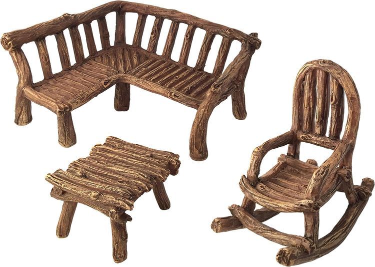 No. 5 - GlitZGlam Miniature Garden Furniture - 1