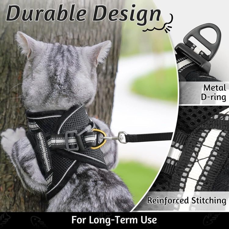 No. 9 - rabbitgoo Cat Harness and Leash Set - 5