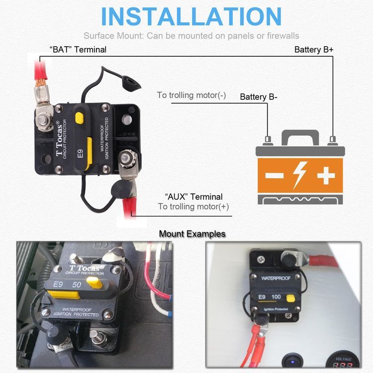 No. 6 - T Tocas T3 Surface-Mount 40 Amp Circuit Breaker - 4