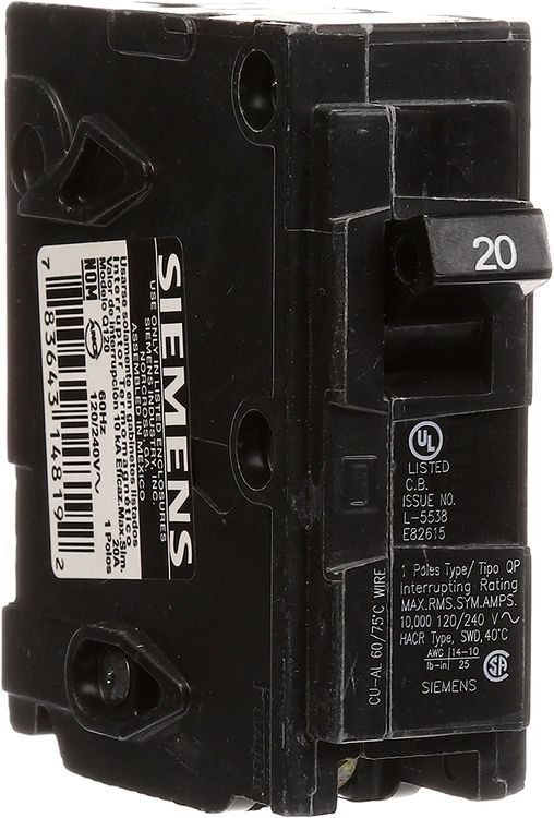 No. 3 - SIEMENS Q120 20-Amp Circuit Breaker - 3